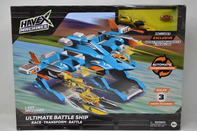Havex Machines Ultimate Battle Ship Transformer Playset Race Transform Battle - Image 1 of 3