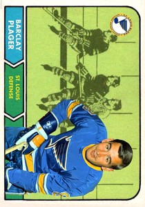Custom made OPC like 1968-69 St. Louis Blues Barclay Plager Hockey card blue