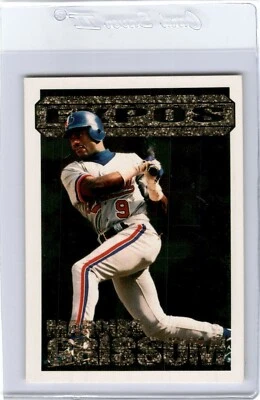 MARQUIS GRISSOM 1994 TOPPS BLACK GOLD EXPOS K3 - Image 1 of 2