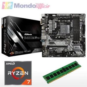 Kit aggiornamento PC AMD RYZEN 7 3700X 8 CORE 4,40 Ghz - Ram 32 GB DDR4 - ASRock - Foto 1 di 1