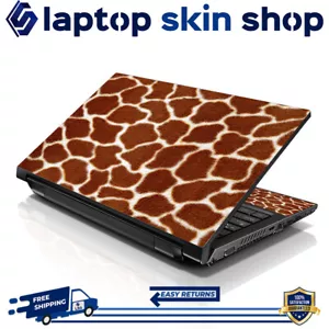 Laptop Skin Sticker Notebook Decal Giraffe Print for Dell Apple Asus HP 13"-16" - Picture 1 of 5