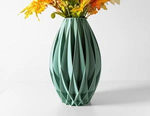 Geometric Table Vase Modern Decorative Flower Vase for Home Decor - Picture 1 of 10