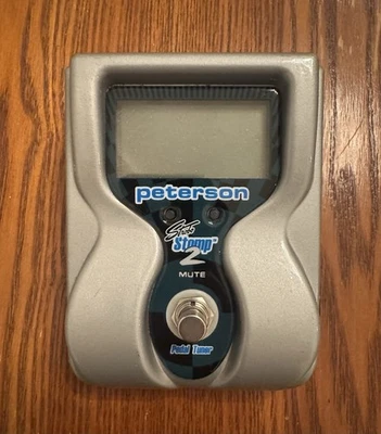 Pedal afinador para guitarra Peterson Strobo Stomp 2 con caja y manual Foto 1 de 4