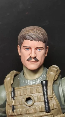 ТОЛЬКО ГОЛОВА Индивидуально окрашенная голова Gi Joe Классифицированный Кибертрон Робот Кобра - Изображение 1 из 4