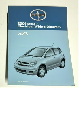 Diagramas de cableado eléctrico Toyota Scion xA 2006 septiembre + reparación de servicio de fábrica Foto 1 de 4