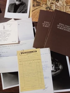 Royal Doulton Robert Jefferson Arte Esculturas Archivo Distribuidor 1974 Cartas Fotos - Imagen 1 de 7