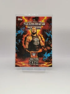 2025 Topps WWE Jacob Fatu Blue Summer Slam/249 - Imagen 1 de 1