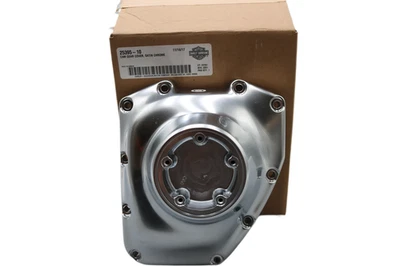 25395-10 NEW OEM 2001-2017 HARLEY-DAVIDSON SOFTAIL DYNA TOURING CHROME CAM COVER - Image 1 of 4