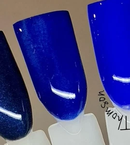 Polvo de inmersión de uñas Sparkle & Co Hello Sailor azul sólido - Imagen 1 de 6