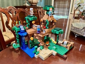 LEGO Minecraft The Jungle Treehouse 21125 Complete Set w/ Instructions