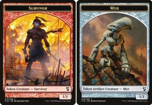 1x MTG - Survivor \\ Myr Token #12/23 - Commander 2018 C18 - Picture 1 of 1