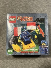 Lego 4790 Alpha Team At Deep Sea Robot Diver Mission Deep Sea - NEW - Sealed Box