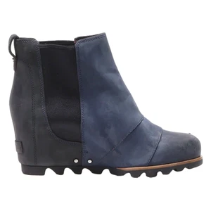 SOREL Wedge Heels Blue Suede Womens UK 6.5 - Picture 1 of 6