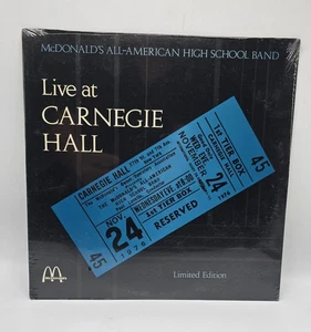 McDonald’s All American High School Jazz Band-Live Carnegie Hall-1976 12”-SEALED - Picture 1 of 4