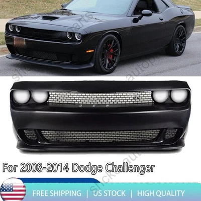 For 2008-2013 2014 Dodge Challenger Hellcat Style Front Bumper Conversion Kit Foto 1 de 4