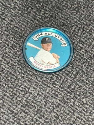 Moneda de colección 1964 Topps Baseball All Stars Mickey Mantle para diestros #131 Foto 1 de 4