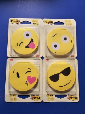 Post-It® Notes  Emoji Print 2 X 30 - 4 Different Emojis BC-230EMO-EU - Image 1 of 2