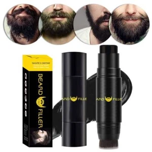 Beard Pencil Filler For Men Black Beard Moustache Pen Waterproof Long Lasting - Picture 1 of 12
