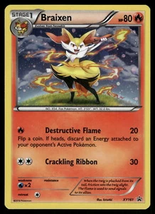 Tarjeta Pokémon Braixen Holo XY161 XY Promos - Imagen 1 de 2