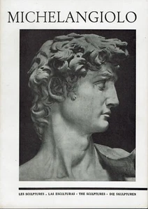 Michelangiolo The Sculptures 1962 B/W Descriptions in 4 Languages Short Bio Art - Picture 1 of 1