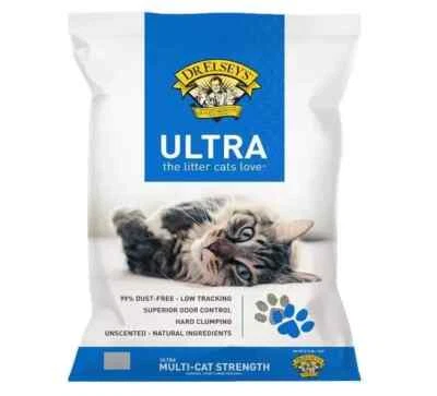 NEW  Dr. Elsey's Premium Clumping Cat Litter - Ultra - 99.9% Dust-Free,( 18 LB ) - Image 1 of 4