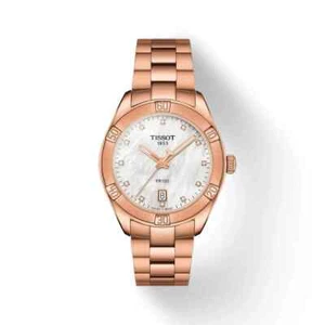 Reloj Tissot PR 100 Sport Chic Damas 36 mm Oro Rosa T101.910.33.116.00 - Imagen 1 de 1