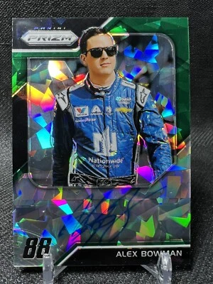 2018 Prizm Alex Bowman Auto Green Ice 47/99 - Image 1 of 2