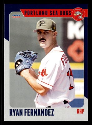 Ryan Fernandez 2023 Choice Portland Sea Dogs #08 Portland Sea Dogs - Image 1 of 2