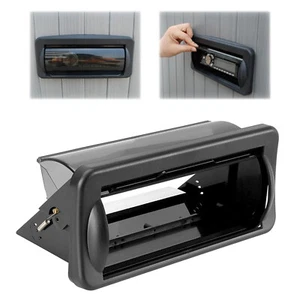 Boat Water Resistant Marine Stereo Radio Head Unit Cover Splash Dust Guard Black - Picture 1 of 10