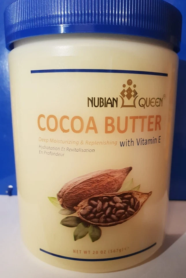 NUBIAN QUEEN, COCOA BUTTER, DEEP MOISTURIZING & REPLENISHING WITH VITAMIN E