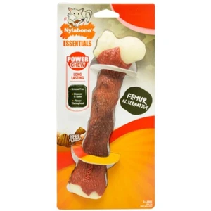 Nylabone Femur Bone Rawhide Alternative Power Chew Durable Dog Toy - 50+ lbs. - Picture 1 of 6