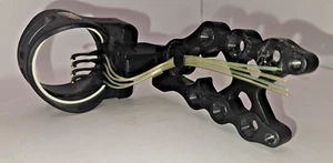 Apex Gear 4-pin Archery Bow Sight tru-glo fiber optic wire compound bow hunting - Picture 1 of 9