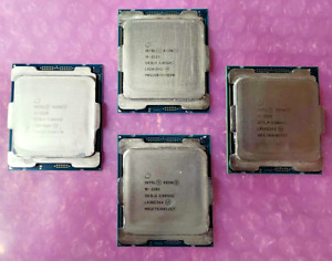Lot of 3 Intel Xeon W-2125 4.00GHz 2066 SR3LM and 1 x W-2102 2.90 SR3LG