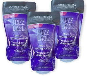 3 Pk New JOHN FRIEDA Frizz Ease Daily Nourishment Conditioner, 8.45oz Each - Picture 1 of 2
