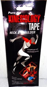 Pure-Aid KINESIOLOGY PRECUT TAPES, Neck Shoulder Lot of 1, 2, 3 & 6 (5 Cnts.) * - Picture 1 of 5