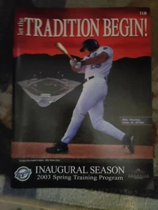 Vtg 2003 Kansas City Royals Program Spring Training Surprise Mike Sweeney jersey - Picture 1 of 2