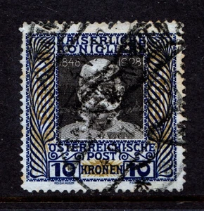 AUSTRIA — SCOTT 127 — 1908 10k FRANZ JOSEF — USADO — SCV $65 - Imagen 1 de 2