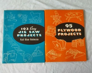Lot 2 Vintage Goodheart-Willcox Wood Jig Saw Plywood Project Booklets - Imagen 1 de 12
