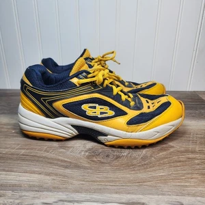 Zapatos de césped Boombah talla 8 para hombre azul marino, amarillo y blanco - Imagen 1 de 12