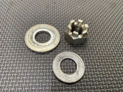 96-99 Polaris Xplorer Xpress 300 Oem Rear Axle hub nut and washer - Image 1 of 4