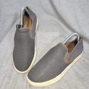 OluKai Pehuea Womens 9 EU 39 Gray Blue Mesh Slip On Shoes Sneakers Comfort Beach - Picture 1 of 9