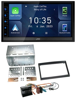JVC DAB Bluetooth MP3 USB 2DIN Autoradio für Peugeot Expert 207 307 Partner Prof - Bild 1 von 4