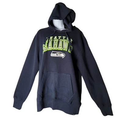 NUEVO CON ETIQUETAS ’47 Marca Seattle Seahawks Mujer Sudadera con Capucha Talla Mediana NFL Sudadera Pullover Foto 1 de 4
