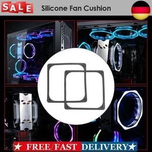 Anti-Vibrations-Gummidichtung für PC-Gehäuselüfter, Zubehör für PC-Computer *NEW - Afbeelding 1 van 10