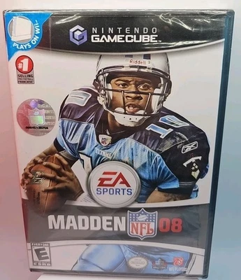 Madden NFL 08 (Nintendo GameCube, 2007) New Factory Sealed EA Vince Young Titans - Image 1 of 4