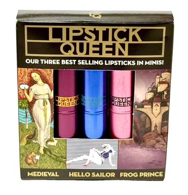 LIPSTICK QUEEN Best Selling Lipsticks SET OF 3 SHADES .05 Each NEW wBOX FREESHIP - Image 1 of 2