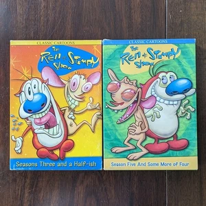 The Ren & Stimpy Show DVD Box Set lot seasons 3 4 5, 62 episodes nickelodeon vtg - Picture 1 of 8