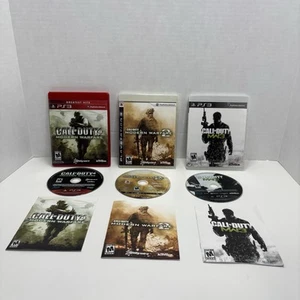Call of Duty Modern Warfare Trilogy PS3 (Sony PlayStation 3) CIB w/ Manuals Work - Picture 1 of 23