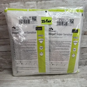 Biogel Latex SUPER-SENSITIVE Surgical Gloves *25 PAIR* Size: 7 *See Date* - Picture 1 of 6