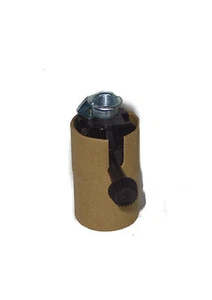 LEVITON 7098 3-WAY LAMP HOLDER LEG BRACKET MOUNT MEDIUM BASE CANDLE LIGHT SOCKET - Picture 1 of 4